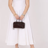 Dior 2001 Grained Calfskin Top Handle - FashioNica