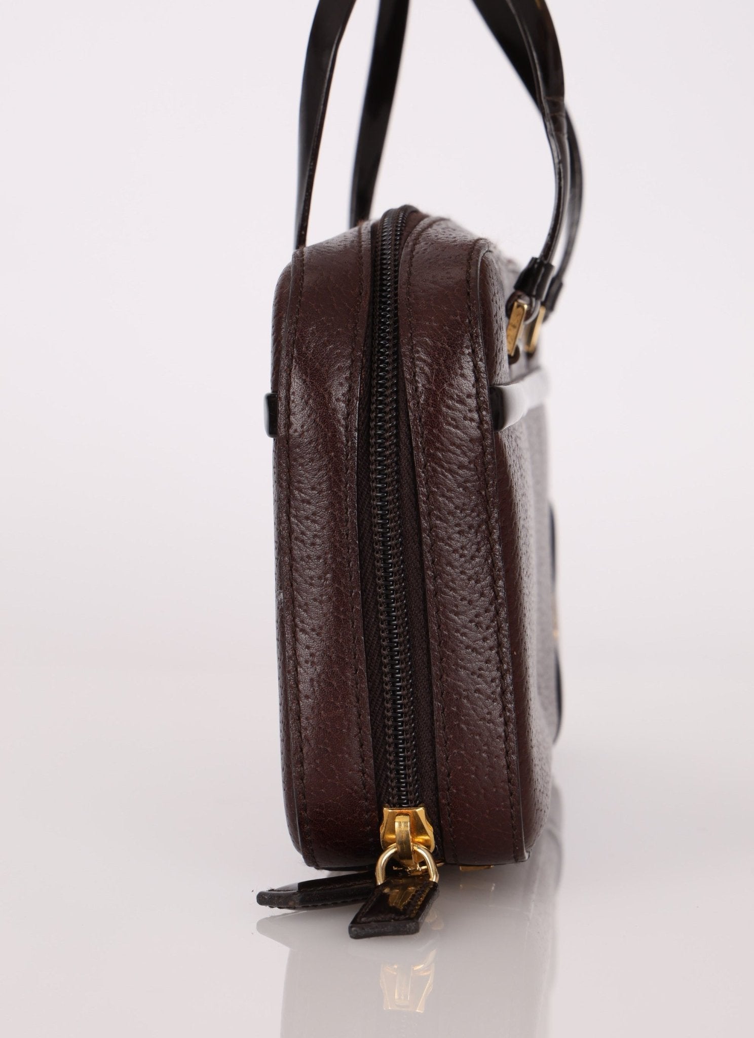 Dior 2001 Grained Calfskin Top Handle - FashioNica