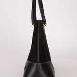 Dior 2001 License Plate Montaigne Leather and Pony Hair Bowler Bag - FashioNica