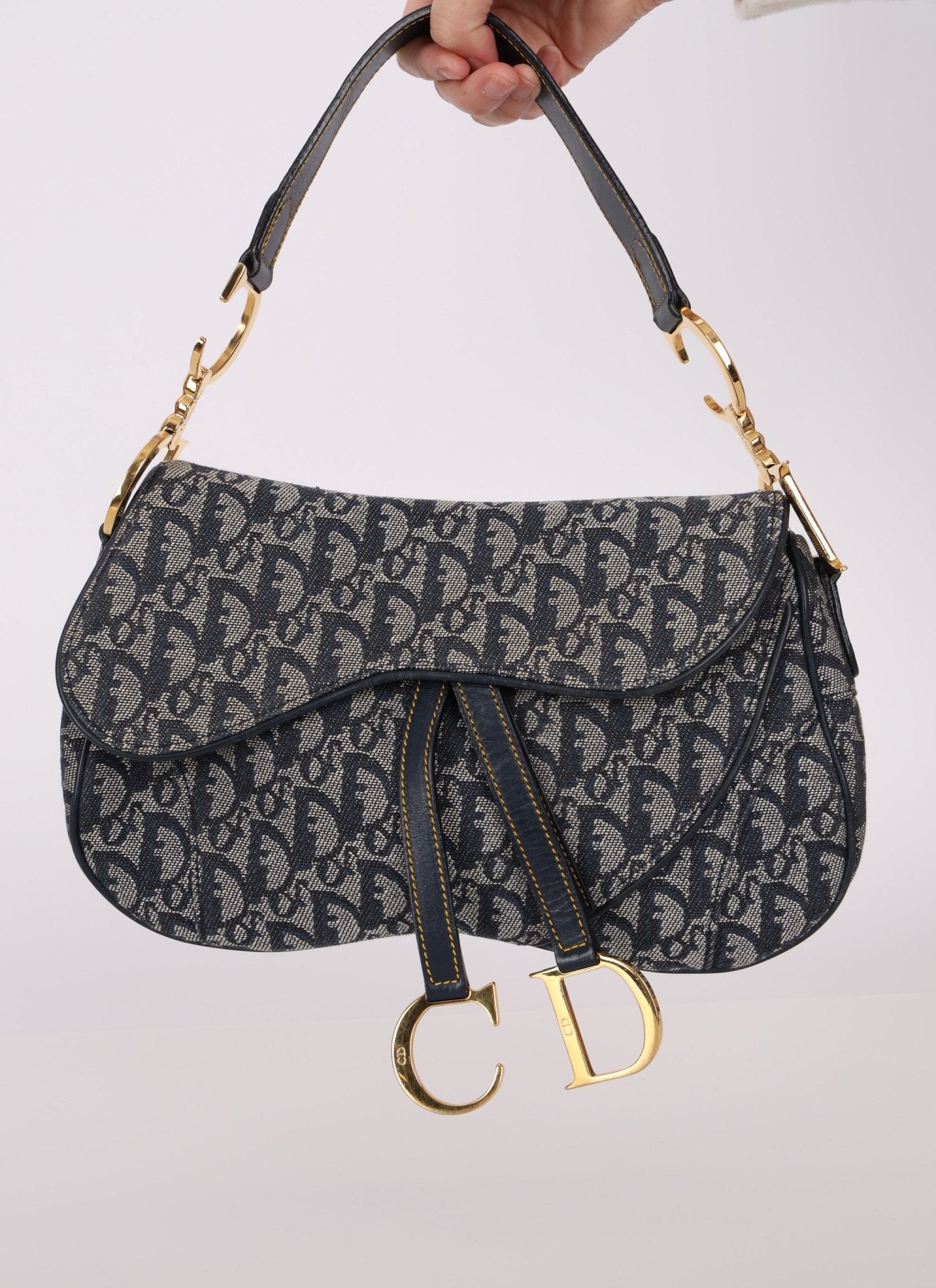Dior 2001 Trotter Double Saddle Bag - FashioNica