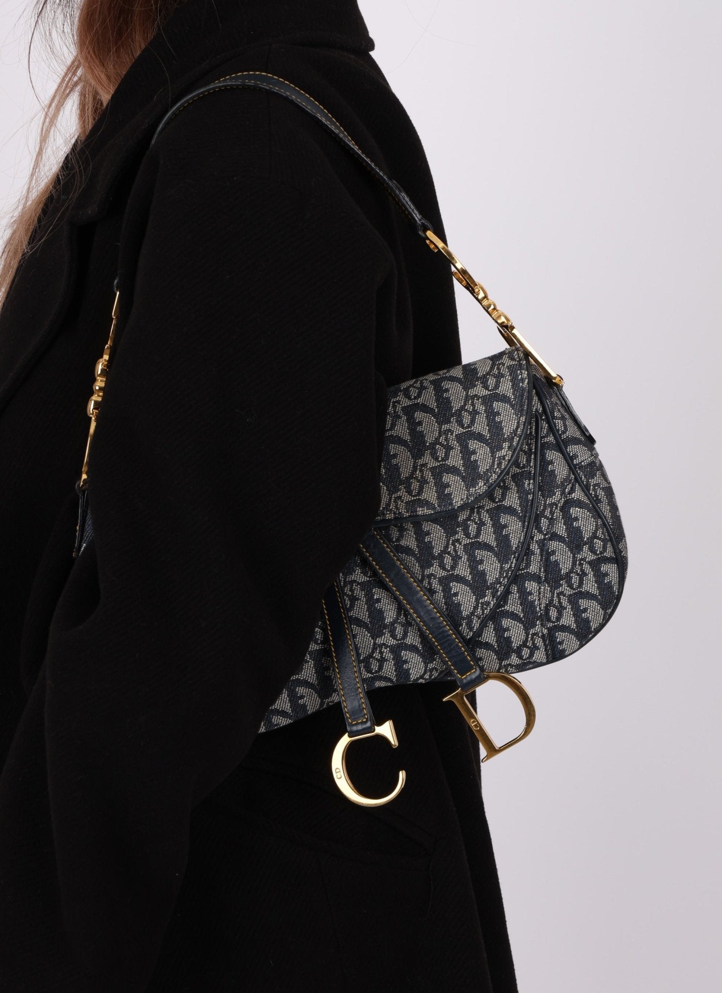 Dior 2001 Trotter Double Saddle Bag - FashioNica