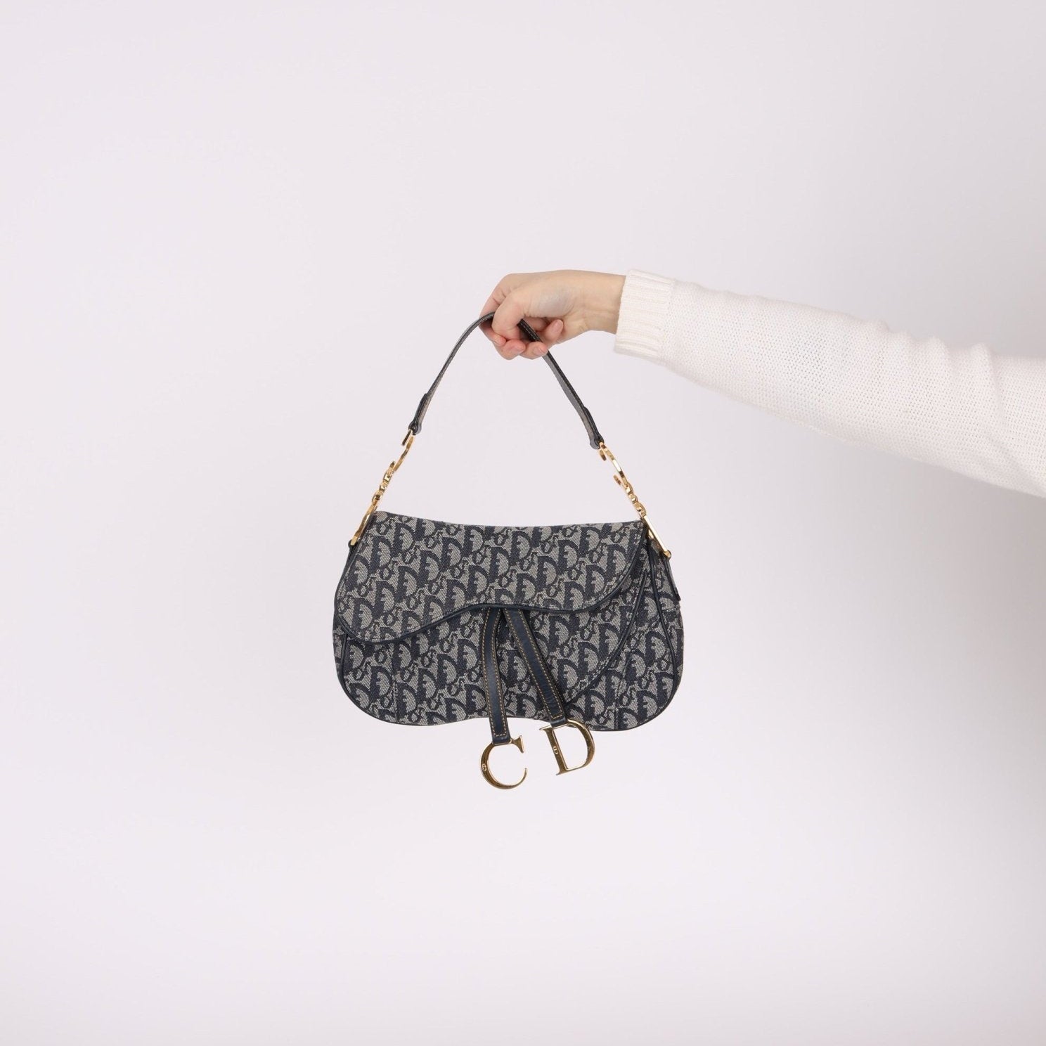 Dior 2001 Trotter Double Saddle Bag - FashioNica