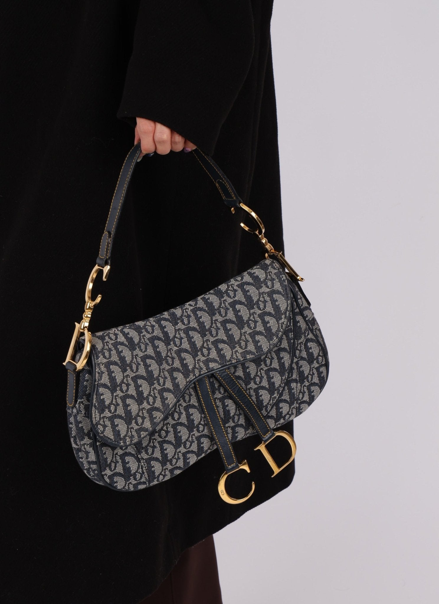 Dior 2001 Trotter Double Saddle Bag - FashioNica