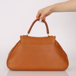 Dior 2002 Cognac Saddle Bowling Bag - FashioNica