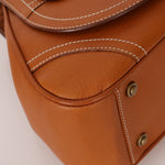 Dior 2002 Cognac Saddle Bowling Bag - FashioNica