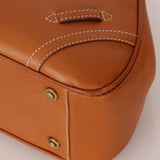 Dior 2002 Cognac Saddle Bowling Bag - FashioNica