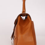 Dior 2002 Cognac Saddle Bowling Bag - FashioNica