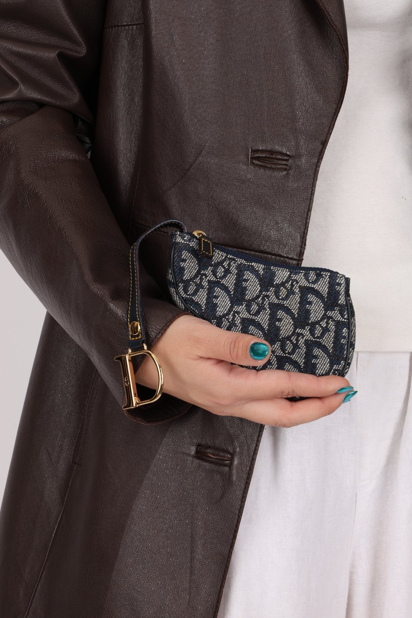 Dior 2002 Diorissimo Saddle Key Pouch - FashioNica