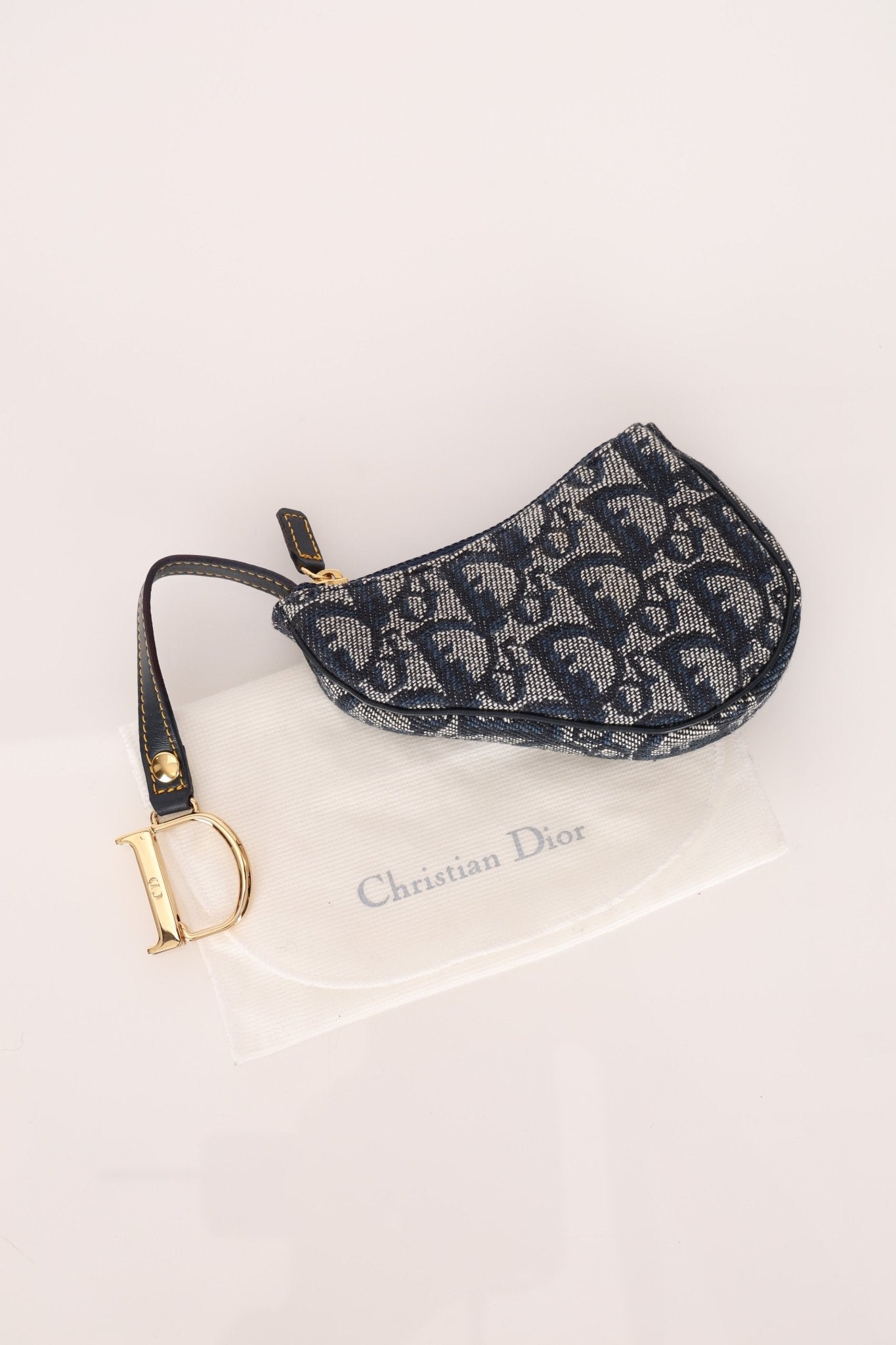 Dior 2002 Diorissimo Saddle Key Pouch - FashioNica