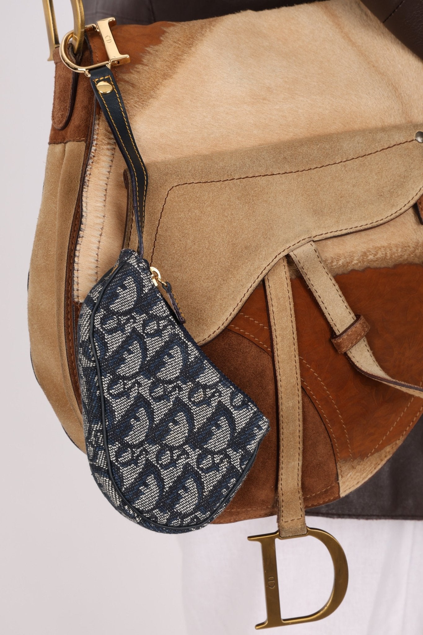 Dior 2002 Diorissimo Saddle Key Pouch - FashioNica