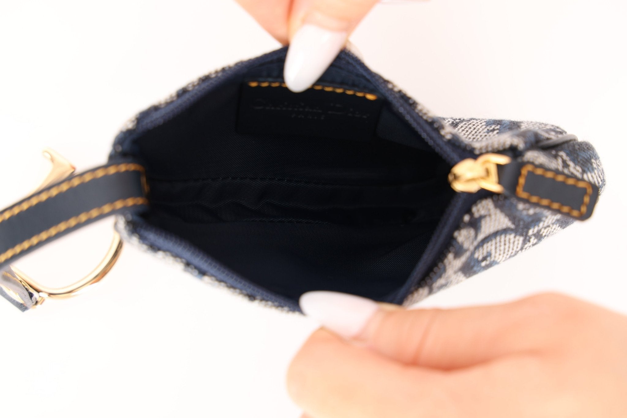 Dior 2002 Diorissimo Saddle Key Pouch - FashioNica