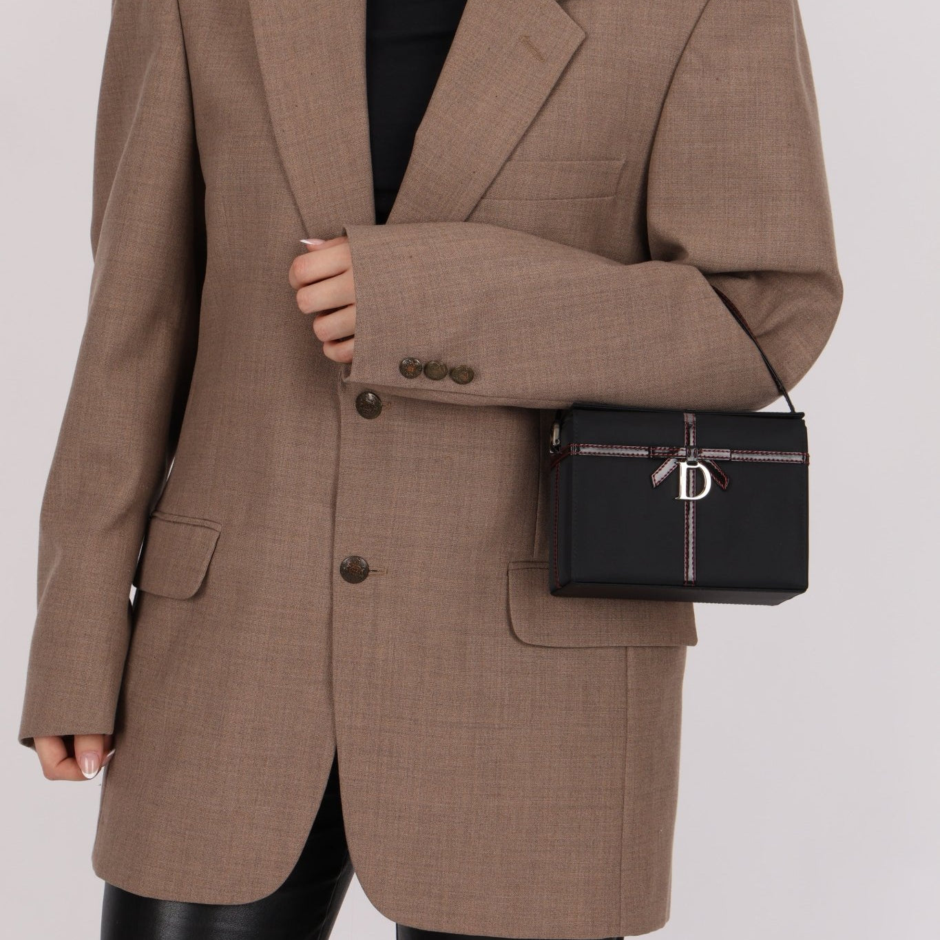 Dior 2002 Nylon Ribbon D - Clasp Vanity Bag - FashioNica