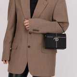 Dior 2002 Nylon Ribbon D - Clasp Vanity Bag - FashioNica