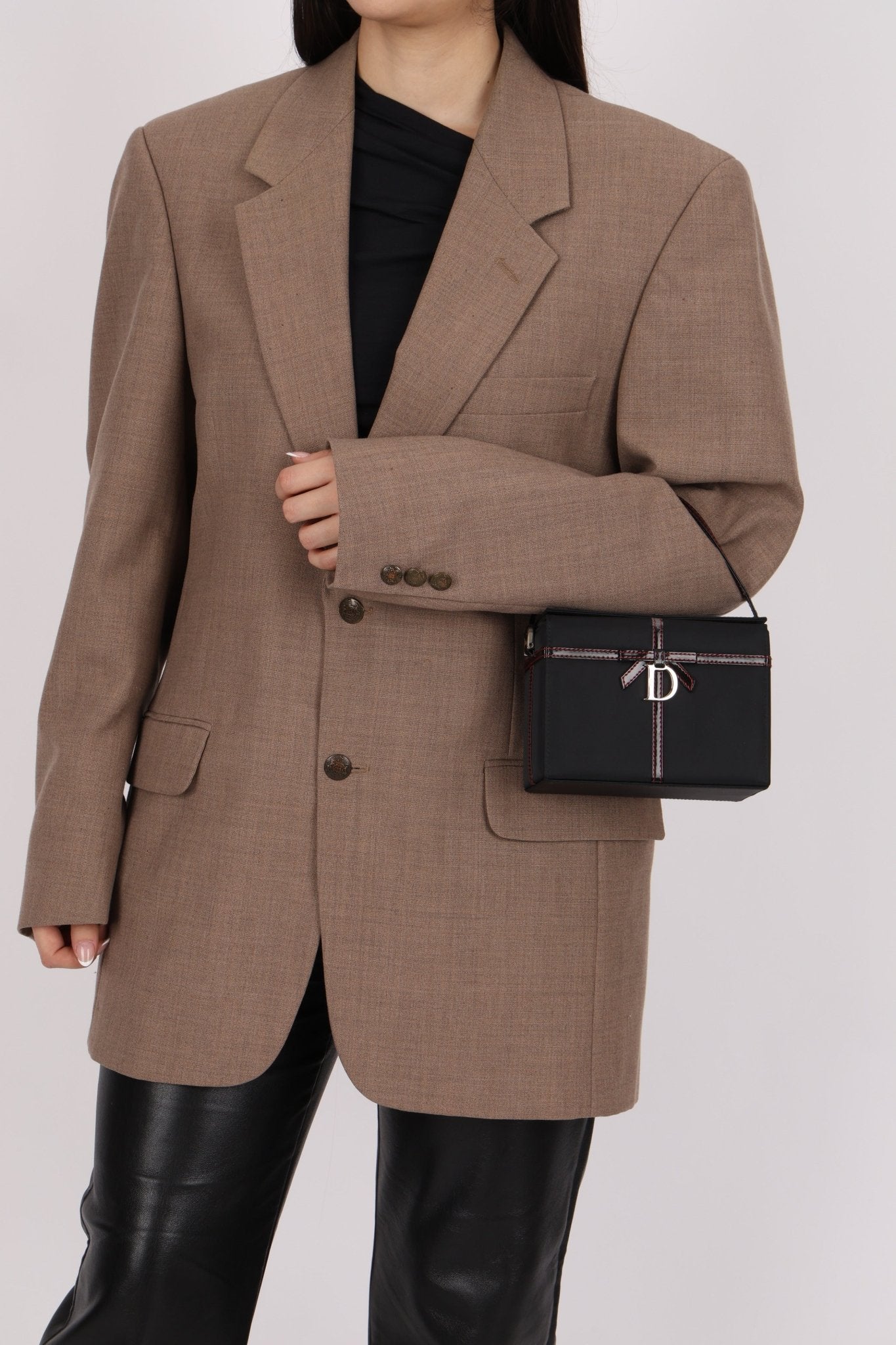 Dior 2002 Nylon Ribbon D - Clasp Vanity Bag - FashioNica