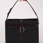 Dior 2002 Nylon Ribbon D - Clasp Vanity Bag - FashioNica