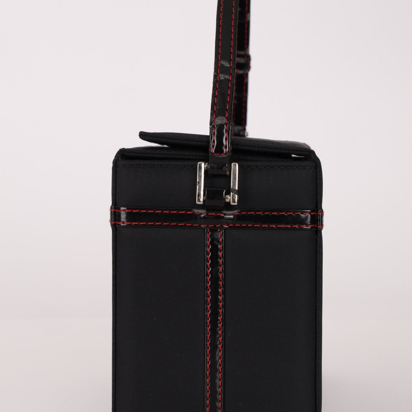 Dior 2002 Nylon Ribbon D - Clasp Vanity Bag - FashioNica
