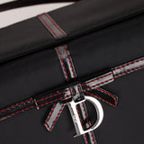 Dior 2002 Nylon Ribbon D - Clasp Vanity Bag - FashioNica