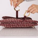 Dior 2002 Red Trotter Double Saddle - FashioNica