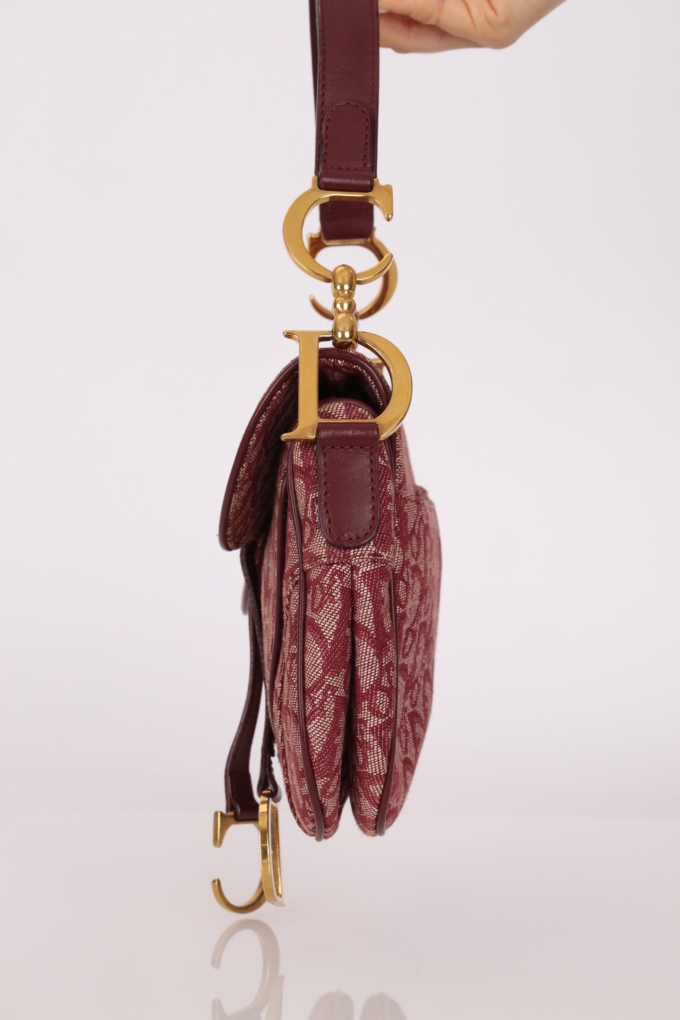 Dior 2002 Red Trotter Double Saddle - FashioNica