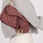 Dior 2002 Red Trotter Double Saddle - FashioNica