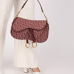 Dior 2002 Red Trotter Double Saddle - FashioNica