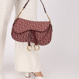 Dior 2002 Red Trotter Double Saddle - FashioNica