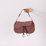 Dior 2002 Red Trotter Double Saddle - FashioNica