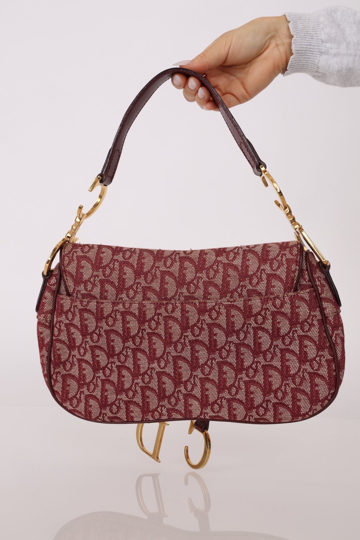 Dior 2002 Red Trotter Double Saddle - FashioNica