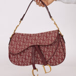 Dior 2002 Red Trotter Double Saddle - FashioNica