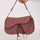 Dior 2002 Red Trotter Double Saddle - FashioNica