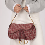 Dior 2002 Red Trotter Double Saddle - FashioNica