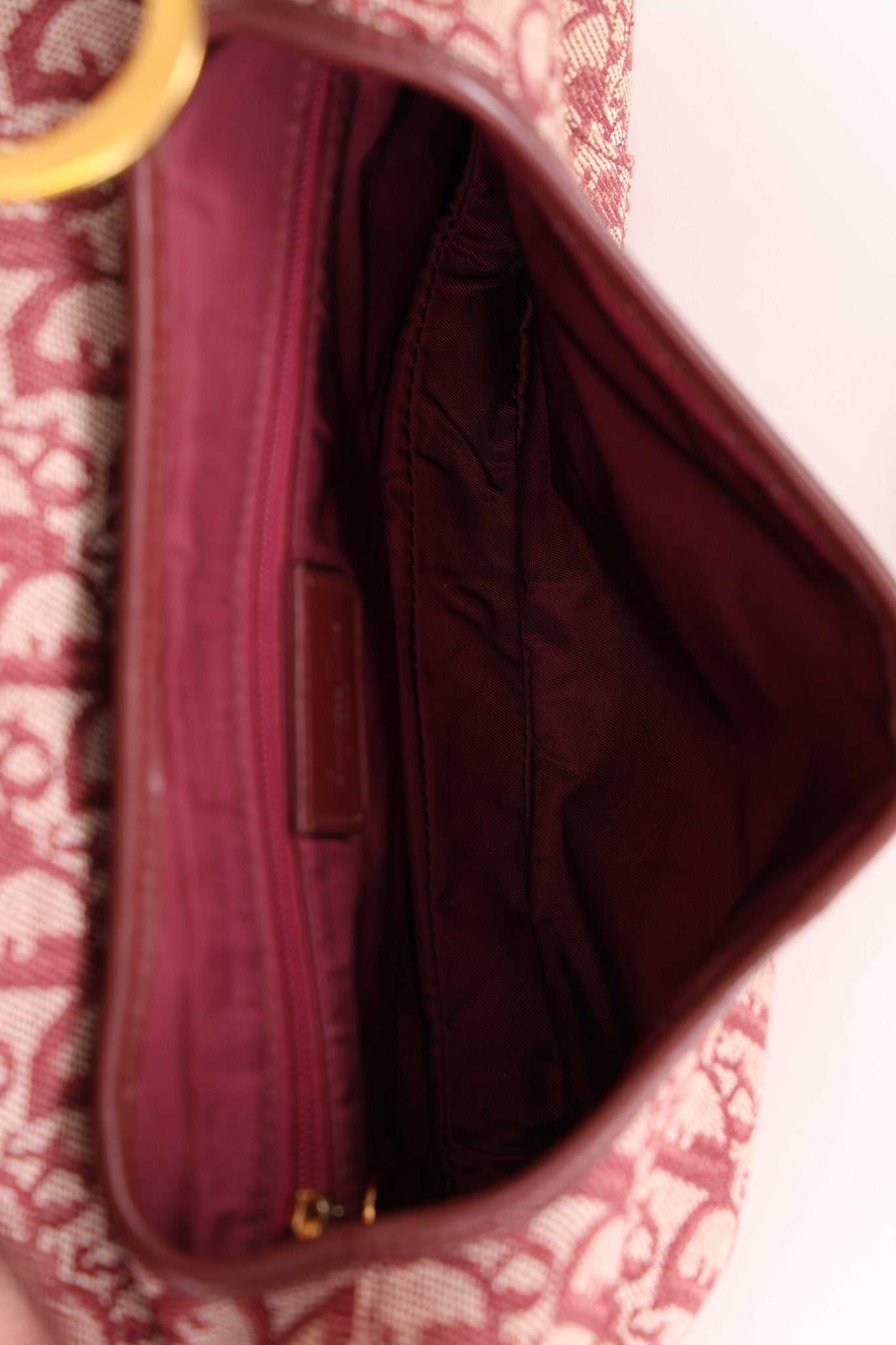 Dior 2002 Red Trotter Double Saddle - FashioNica