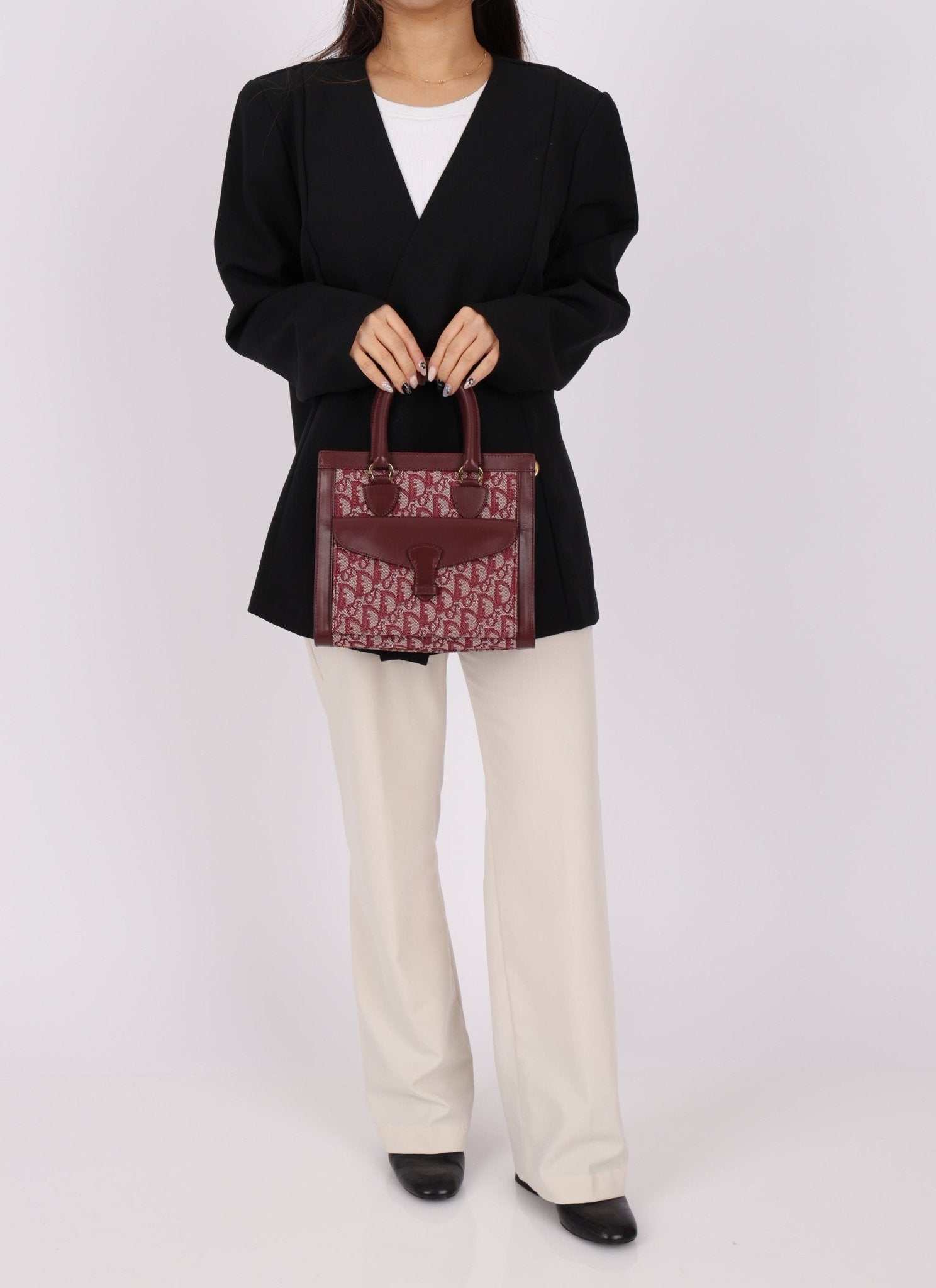 Dior 2002 Red Trotter Pocket Tote - FashioNica