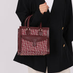 Dior 2002 Red Trotter Pocket Tote - FashioNica