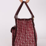 Dior 2002 Red Trotter Pocket Tote - FashioNica