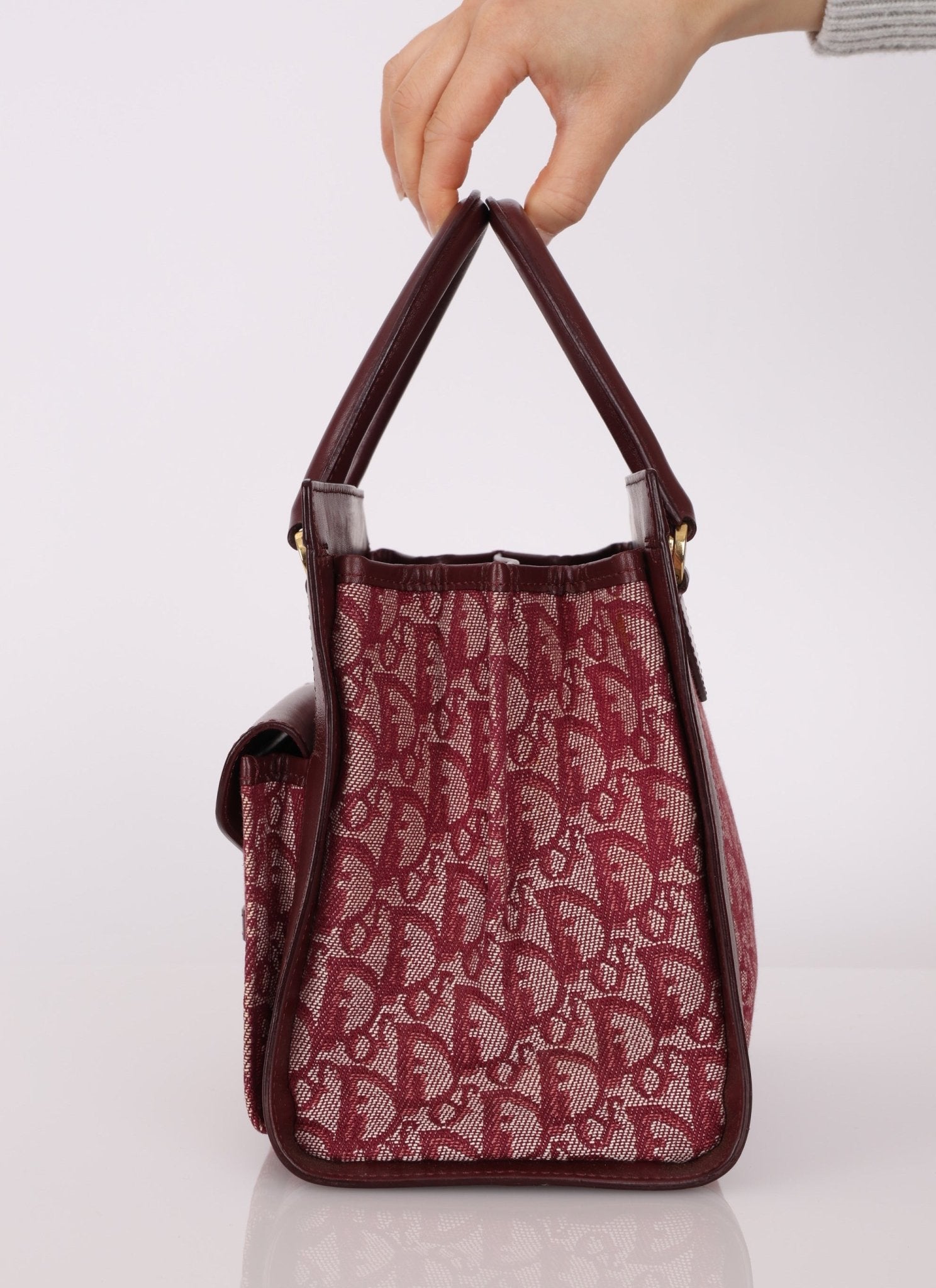 Dior 2002 Red Trotter Pocket Tote - FashioNica