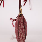 Dior 2002 Red Trotter Saddle Pochette - FashioNica