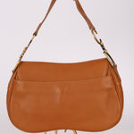 Dior 2002 Tan Grained Calfskin Double Saddle - FashioNica