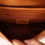 Dior 2002 Tan Grained Calfskin Double Saddle - FashioNica