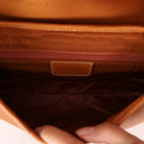 Dior 2002 Tan Grained Calfskin Double Saddle - FashioNica