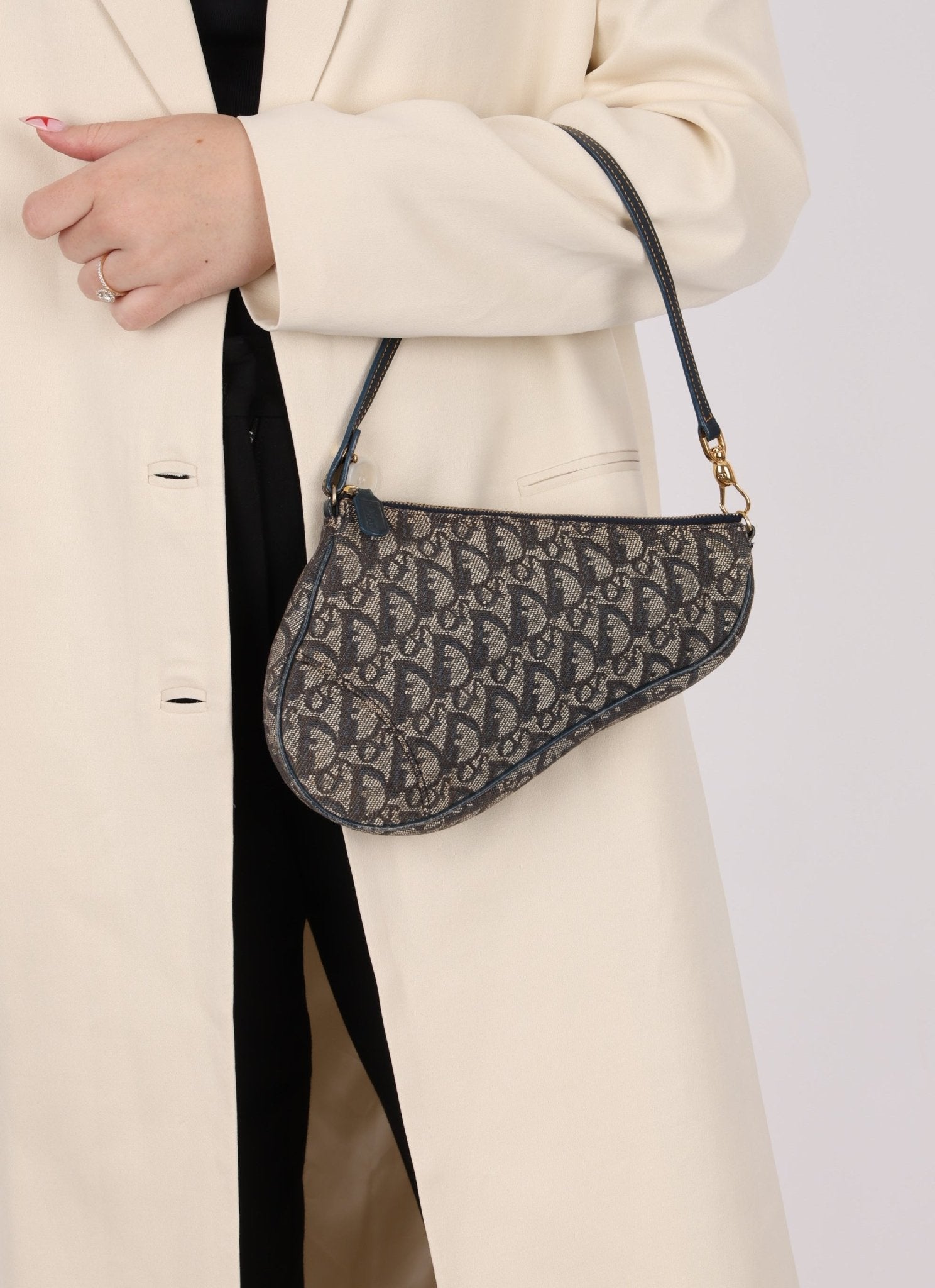 Dior 2002 Trotter Saddle Pochette - FashioNica