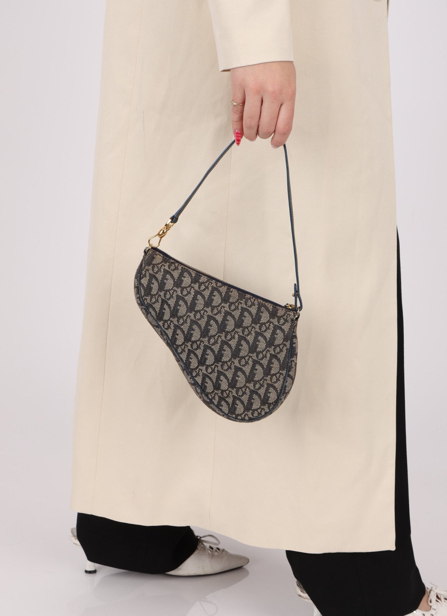 Dior 2002 Trotter Saddle Pochette - FashioNica