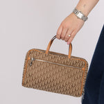 Dior 2003 Beige Trotter Mini Bowler - FashioNica