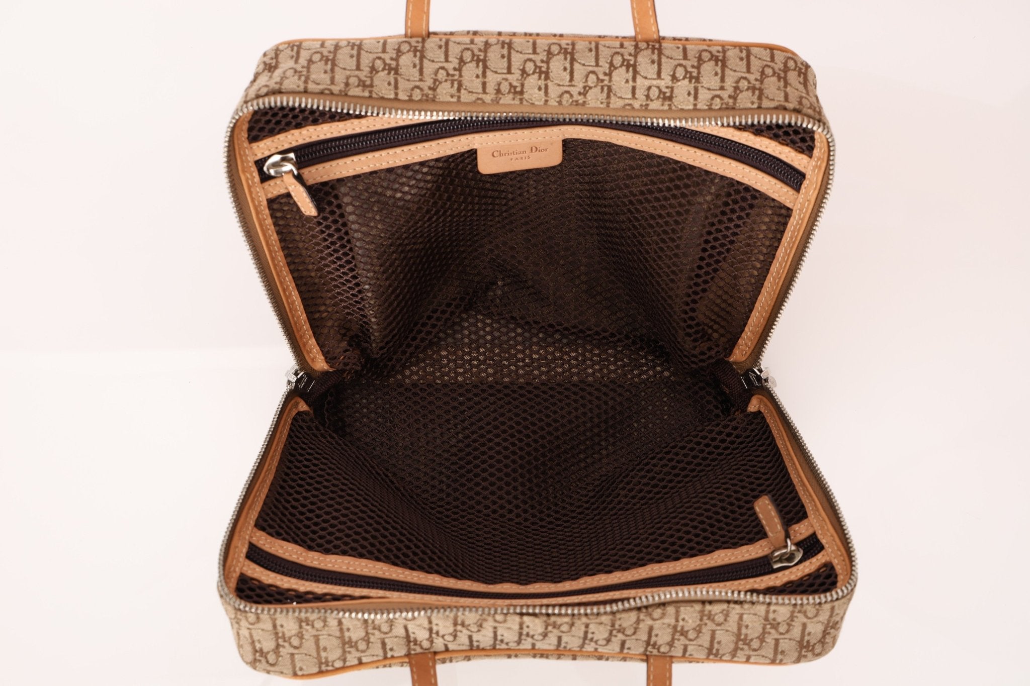 Dior 2003 Beige Trotter Mini Bowler - FashioNica