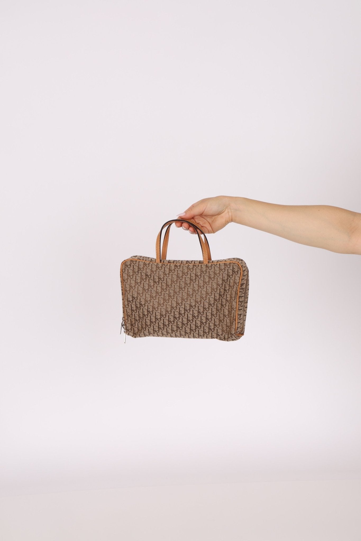 Dior 2003 Beige Trotter Mini Bowler - FashioNica