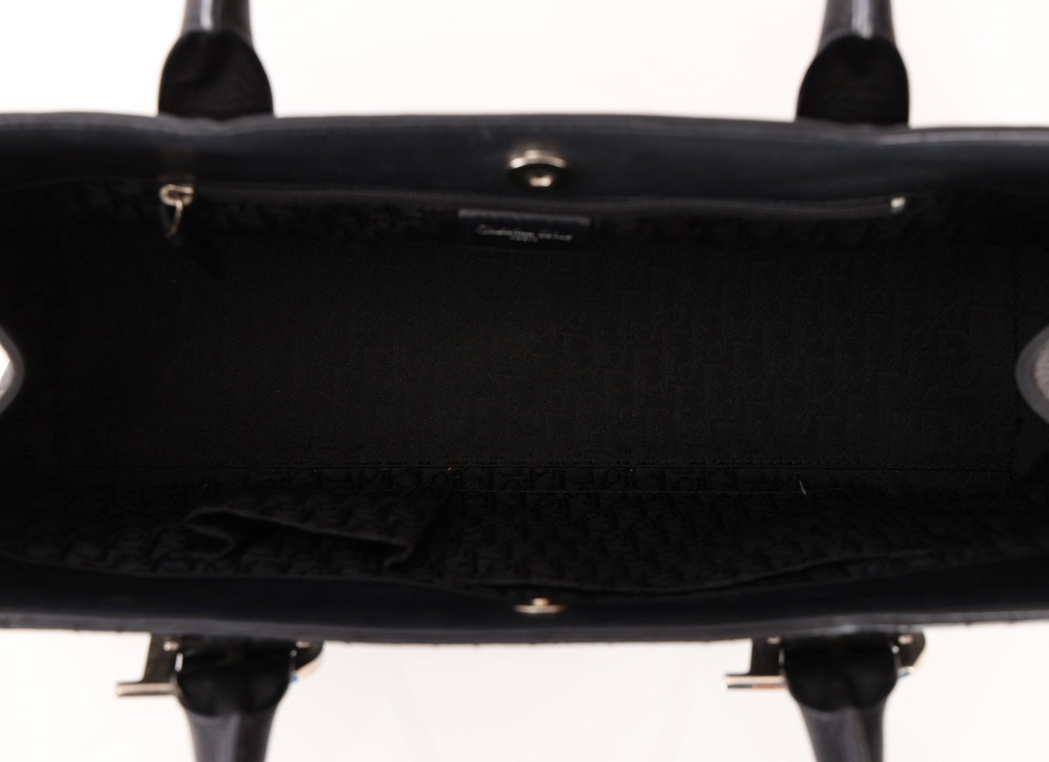 Dior 2005 Cannage Stitch D Buckle Medium Tote - FashioNica