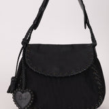Dior 2007 Black Diorissimo Romantique Shoulder Bag - FashioNica