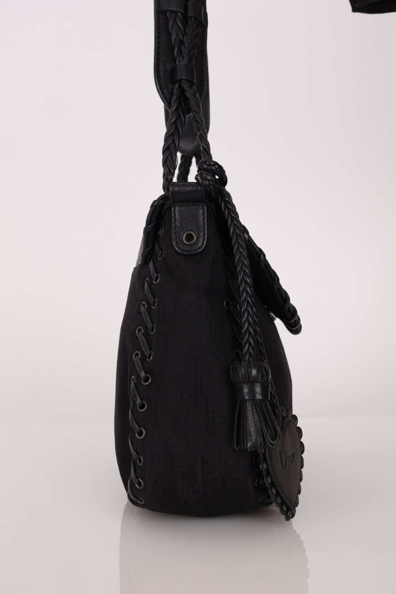Dior 2007 Black Diorissimo Romantique Shoulder Bag - FashioNica