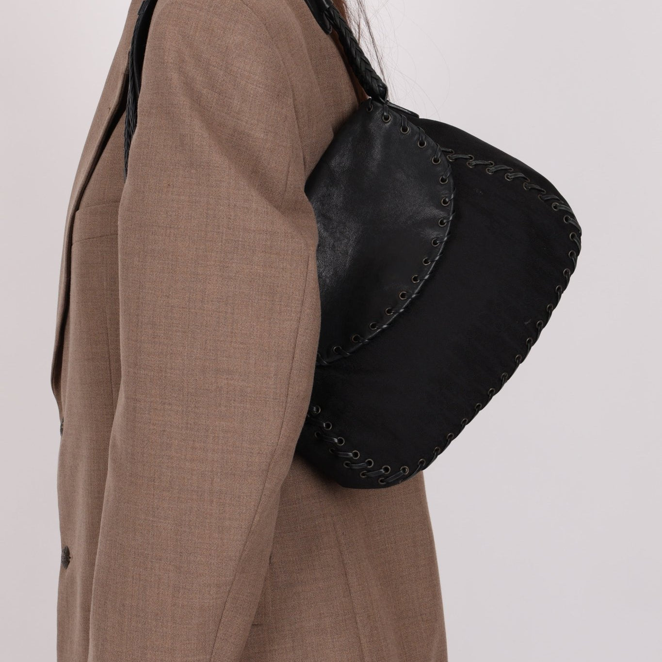 Dior 2007 Black Diorissimo Romantique Shoulder Bag - FashioNica