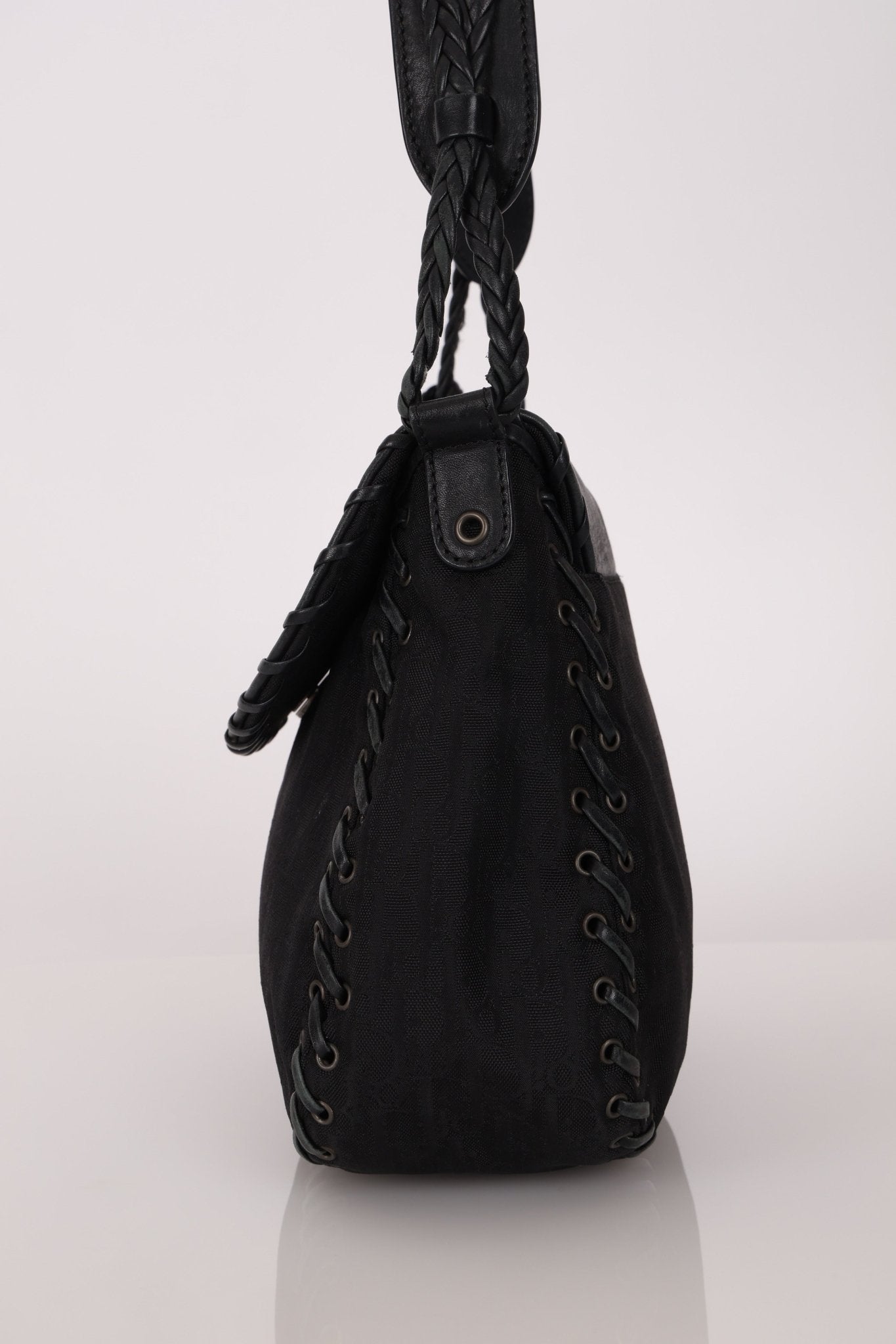 Dior 2007 Black Diorissimo Romantique Shoulder Bag - FashioNica